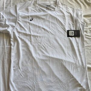 ASICS Men’s White Performance Short Sleeve Shirt XXXL